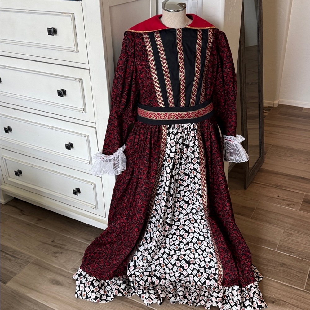 Handmade quality plus size Queen of Hearts costume cosplay